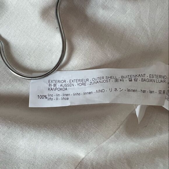 Zara Mens Pink Linen Suit Jacket Blazer - Picture 7 of 8